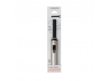 Flame Lighter Matt Steel Black 8710755366246 Brabantia 1000x1000px 7 NR 9022