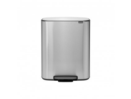 Bo Pedal Bin, 2 x 30L Matt Steel Fingerprint Proof 8710755211461 Brabantia 96dpi 1000x1000px 7 NR 17007