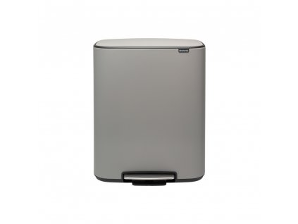 Bo Pedal Bin, 2 x 30L Mineral Concrete Grey 8710755211485 Brabantia 96dpi 1000x1000px 7 NR 17012