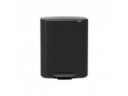 Bo Pedal Bin, 2 x 30L Matt Black 8710755211508 Brabantia 96dpi 1000x1000px 7 NR 17017