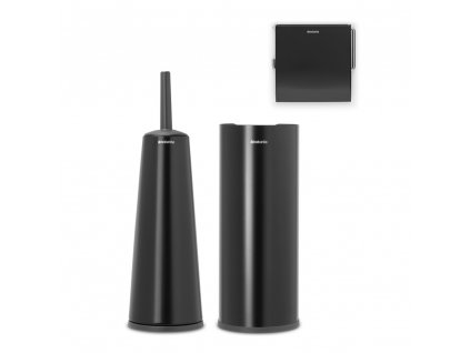 ReNew Toilet Accessory Set of 3 Matt Black 8710755280603 Brabantia 96dpi 1000x1000px 7 NR 21493