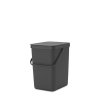 Sort & Go Waste Bin, 25L Grey 8710755129940 Brabantia 96dpi 1000x1000px 7 NR 21429