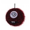 Chlupatý míč s obličejem, červená
