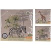 10835 papirove ubrousky safari 33x33cm zebra