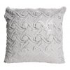 Dekorační polštář s flitry, šedá