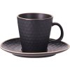Šálek s podšálkem Nero 220ml, černá