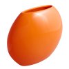 Váza 'even' (24x9,5x20cm), oranžová