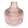 Skleněná váza Rose 20x23cm, růžová