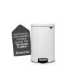 Pedal Bin newIcon, 20L Mineral Eternal White 8710755114168 Brabantia 1000x1000px 7 NR 9925