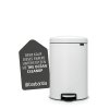 Pedal Bin newIcon, 20L Mineral Eternal White 8710755114168 Brabantia 1000x1000px 7 NR 9926
