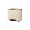 Bo Pedal Bin, 11 + 23L Soft Beige 8710755202247 Brabantia 96dpi 1000x1000px 7 NR 27543