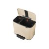 Bo Pedal Bin, 11 + 23L Soft Beige 8710755202247 Brabantia 96dpi 1000x1000px 7 NR 27544