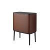 Bo Touch Bin, 11 + 23L Mineral Cosy Brown 8710755208621 Brabantia 96dpi 1000x1000px 7 NR 26468