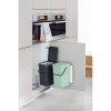 Sort & Go Built in Bin, 2 x 12L Jade Green Grey 8710755214448 Brabantia 96dpi 1000x1000px 7 NR 25788