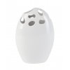 Váza 'Egg hole' (15x8,5x21,5 cm), bílá