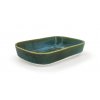 Keramická zapékací mísa 23x15x5cm, modrohnědá