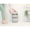 Sort & Go Stackable Bin Light Grey 8710755277702 Brabantia 96dpi 1000x1000px 7 NR 28594