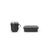 Make & Take Lunch Set, 2 pieces Dark Grey 8710755206665 Brabantia 96dpi 1000x1000px 7 NR 28160