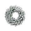 Věnec zasněžený DELUXE Viola 45 cm