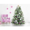 Ozdobený stromeček POLÁRNÍ RŮŽOVÁ II 150 cm
