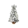 Ozdobený stromeček POLÁRNÍ BÍLÁ 75 cm