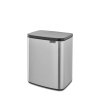 Bo Waste Bin, 12L Matt Steel Fingerprint Proof 8710755230486 Brabantia 96dpi 1000x1000px 7 NR 30198
