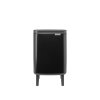 Bo Waste Bin Hi, 7L Matt Black 8710755227141 Brabantia 96dpi 1000x1000px 7 NR 30208