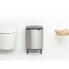 Bo Waste Bin Hi, 12L Matt Steel Fingerprint Proof 8710755227264 Brabantia 96dpi 1000x1000px 7 NR 30478