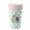 Dětský termohrnek Iso To Go Pusheen, 400ml, tyrkysový