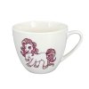 Dětský šálek Pony - objem 220 ml, materiál porcelán, barva bílá,  dekor růžový poník.