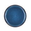 Modrý dezertní talíř, keramika, průměr 20cm, clay.