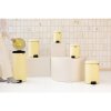 NewIcon Pedal Bin, 3, 5, 12, 20 and 30 litre, Soft Closing, Plastic Inner Bucket Mellow Yellow 96dpi 1000x1000px 7 NR 35505