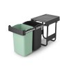 Sort&Go Built in Bin, 2x15L Dark Grey 8710755232503 Brabantia 96dpi 1000x1000px 7 NR 34730