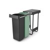 Sort&Go Built in Bin, 2x30L Dark Grey 8710755232527 Brabantia 96dpi 1000x1000px 7 NR 34738