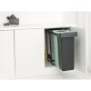 Sort&Go Built in Bin, 2x30L Dark Grey 8710755232527 Brabantia 96dpi 1000x1000px 7 NR 34708
