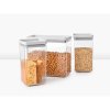 Tasty+ Stackable Canister, Set of 3 Light Grey 8710755230769 Brabantia 96dpi 1000x1000px 7 NR 35025