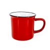 Hrnek Plecháček 380 ml, červená, II.jakost