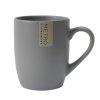 Hrnek Metro – materiál keramika, objem 350 ml, barva šedá.