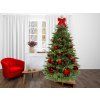 Ozdobený stromeček ČERVENÉ VÁNOCE II 180 cm