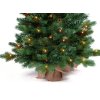 61656 8 vanocni stromek jedle bernard v kvetinaci 60 cm s led osvetlenim