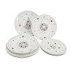 Vánoční jídelní sada talířů, 6 ks, bílá s vánočním dekorem, materiál porcelán, složení - 6 ks mělký talíř, 6 ks dezertní talíř, 6 ks polévkový talíř,