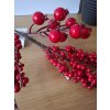 Větvička červené jeřabiny 37cm s bobulemi, varianta 3, II.jakost