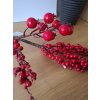 Větvička červené jeřabiny 37cm s bobulemi, varianta 3, II.jakost