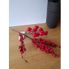 Větvička červené jeřabiny 37cm s bobulemi, varianta 3, II.jakost