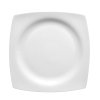 12dílná porcelánová jídelní sada Verto – bílá, čtvercový tvar