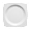12dílná porcelánová jídelní sada Verto – bílá, čtvercový tvar