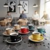 Sada barevných silnostěnných presso šálků Milano na ristretto