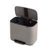 Bo Pedal Bin, 11 + 23L Mineral Concrete Grey 8710755121562 Brabantia 1000x1000px 7 NR 13018