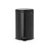 Pedal Bin newIcon, 20L Matt Black 8710755114106 Brabantia 1000x1000px 7 NR 1491