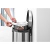 Pedal Bin FlatBack+, 40L Matt Steel Fingerprint Proof 8710755482021 Brabantia 1000x1000px 7 NR 5956